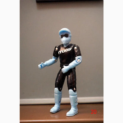 3.75-Inch Male Soldier Motorcycle Driver Figure – 1:18 Scale Off-Road Racer Collectible Model & Static Ornament