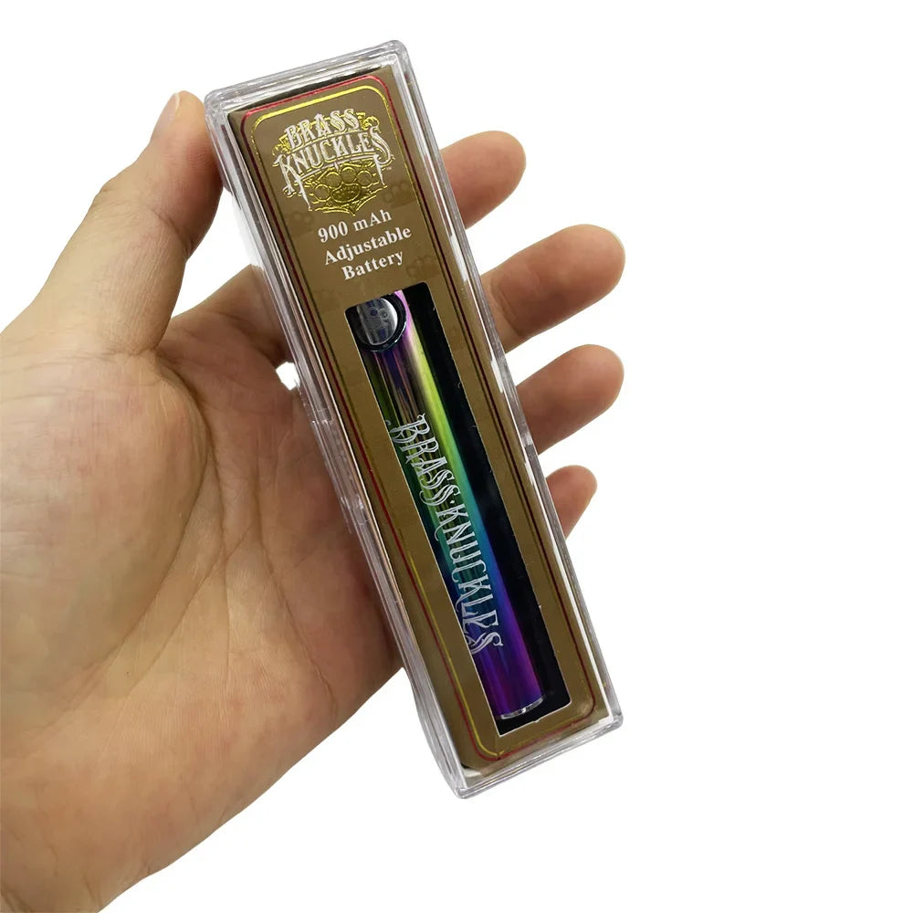Brass Knuckles 900mAh Electric Soldering Iron – Portable 510 Thread Welding Pen with Bottom Charging