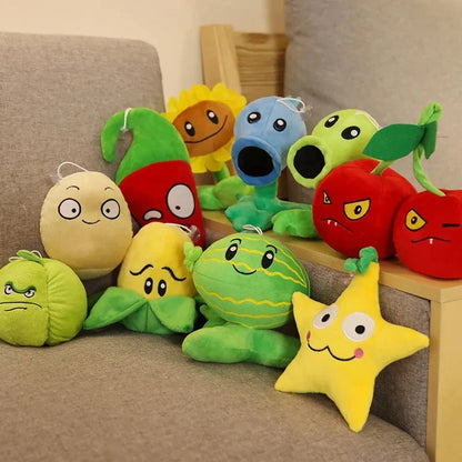 Plants vs Zombies 2 Plush Toys Set Peashooter Sunflower PVZ Game Character Stuffed Anime Dolls Soft Kids Gift Collection Plushies