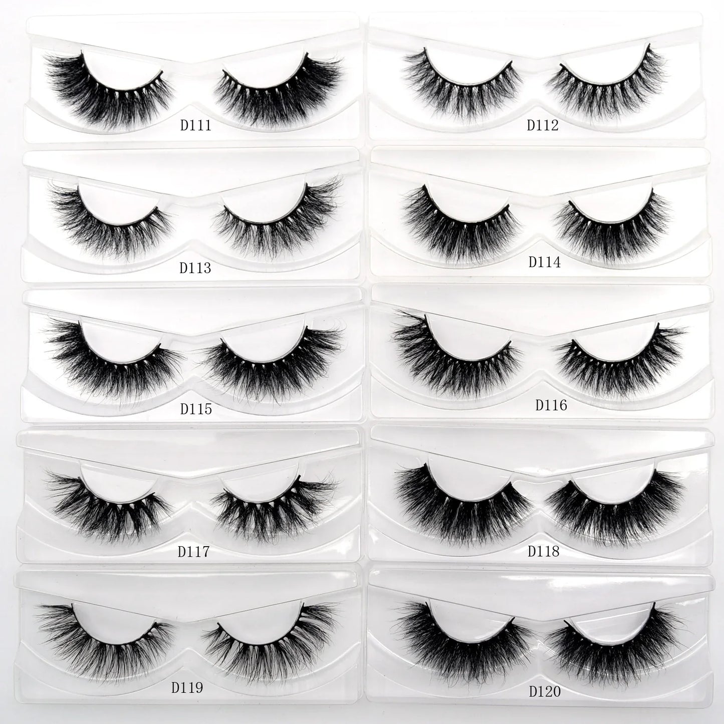 Visofree 3D Mink Eyelashes – 30/40/100 Pairs Handmade Full Strip Lashes with Tray, Cruelty-Free False Lashes for Makeup