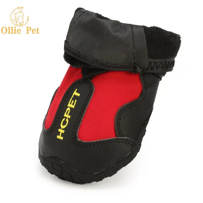 Dog Shoes Waterproof Rain Boots — Anti-Slip, Warm Snow & Reflective Protection for Small and Large Pets