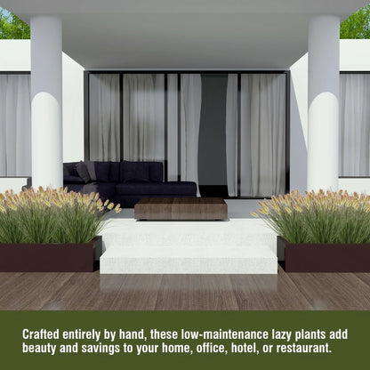 6Pcs Artificial Reed Grass Plants – Decorative Faux Greenery for Home, Living Room & Outdoor Garden Decor Simulation Plants