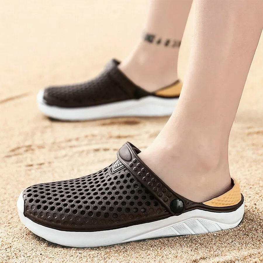 Unisex Beach Sandals – Lightweight Anti-Slip Thick Sole Slippers & Summer Flip-Flops for Men and Women