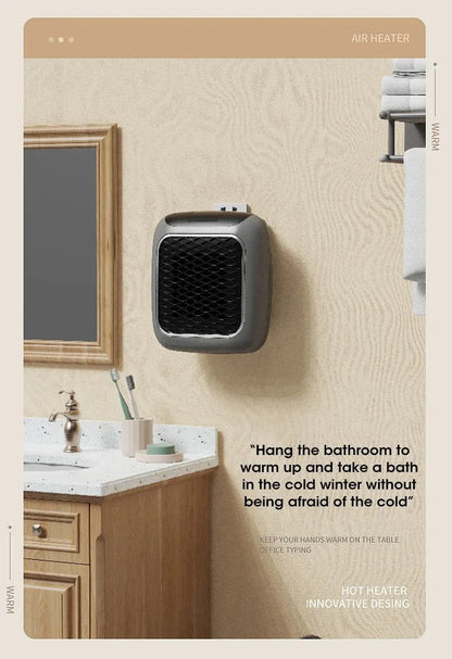 2025 Mini Space Heater – 800W Energy-Saving, Fast 3s Heating, Quiet Home & Office Hot Air Blower