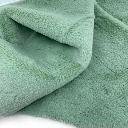 Faux Rabbit Fur Fabric – 50/80/160cm Super Soft 10mm Pile Plush Material for Stuffed Toys & Sewing