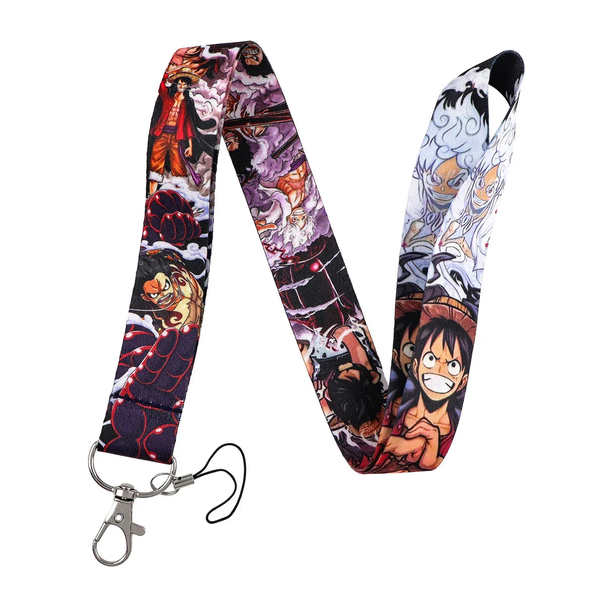 Zoro Anime Lanyard – Pirate Card Holder Neck Strap for Keys, ID, Phone, Badge, Cosplay Accessories & Gifts
