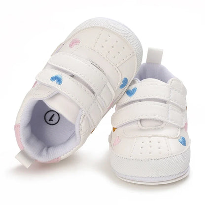 Baby Girl Soft Sole Prewalker Shoes - Cute Infant First Walker Sneakers for 0–18 Months