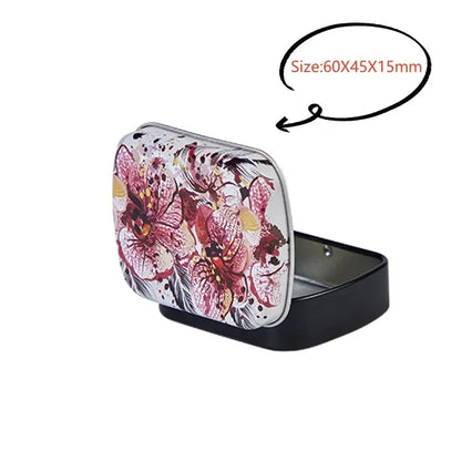 Square Silver Tin Storage Boxes – Small Metal Box for Jewelry, Keys, Coins & Wedding Candy