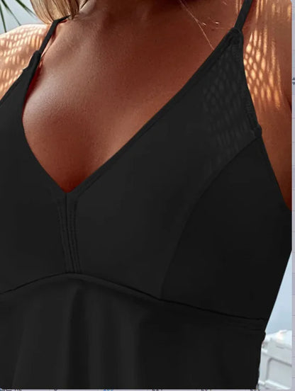 2025 High Waist Bikini Set – Women’s Two-Piece Swimwear, Beachwear & Summer Bathing Suit Tankini