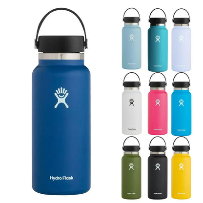 32oz Stainless Steel Insulated Office Cup with Leak-Proof Soft Cover and Handle - Vacuum Insulated Water Cup