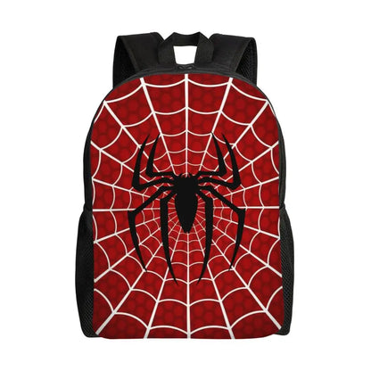 Custom Spider-Man Web Backpack – Water-Resistant School & College Bag for Men and Women