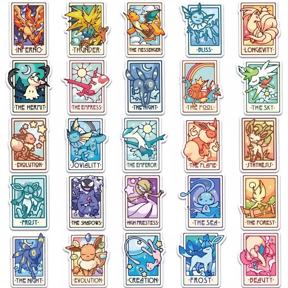 45/90PCS Pokémon Kawaii DIY Stickers - Cute Luggage, Graffiti & Toy Decals for Kids, Gifts & Decorations