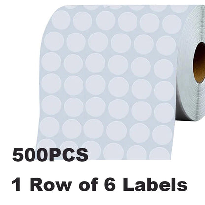 500 Grids Diamond Painting Label Stickers — 15mm Round Storage Box Accessory Tool Set