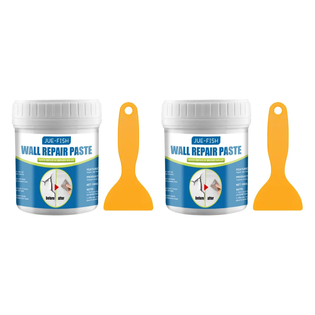 100g Multipurpose Ceramic Repair Adhesive – Strong Bonding Professional Repair Agent with Scraper for Bathroom Walls & Floors