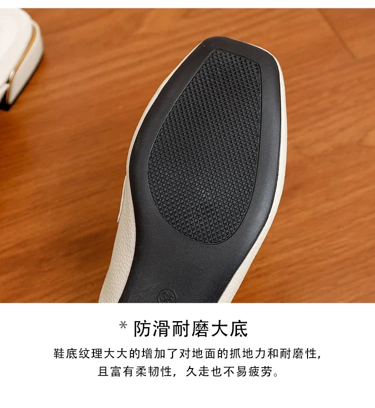 2024 Spring Summer Women’s Straw Mules – Bowknot Round Toe Fisherman Slippers