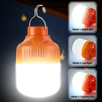 Portable USB Rechargeable LED Pendant Light – High Brightness Waterproof Outdoor Camping, Fishing & Emergency Lamp