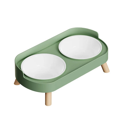 Colorful Dopamine Pet Double Bowl – Stainless Steel Large Capacity Cat & Dog Feeding & Water Dish Fashion Pet Bowl Set