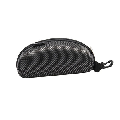 Hard Shell Sunglasses Case with Carabiner – Shockproof, Travel Zipper Eyeglasses Case, Fits All Sunglasses