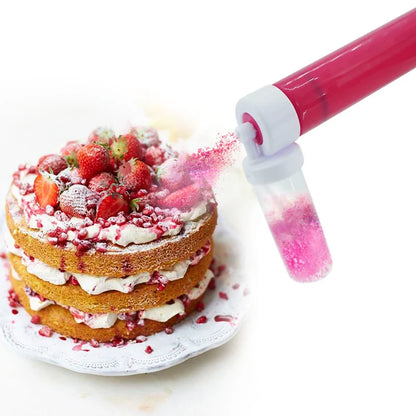 Cake Coloring Tools - Manual Airbrush for Baking Decoration, Cupcakes, Desserts, and Mousse - Kitchen Pastry Spray Gun and Sandblasting Accessories
