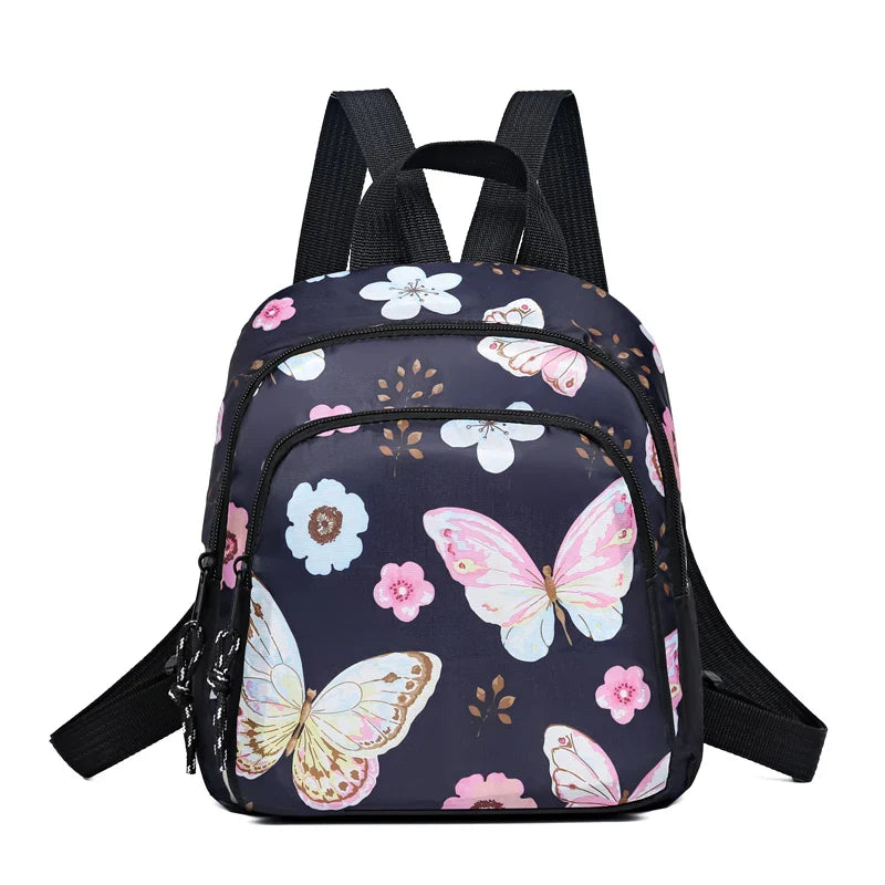 Trendy Floral Backpack Multi-Design – Lightweight Adjustable Strap Casual Daily Use Bag, Stylish Gift Backpack