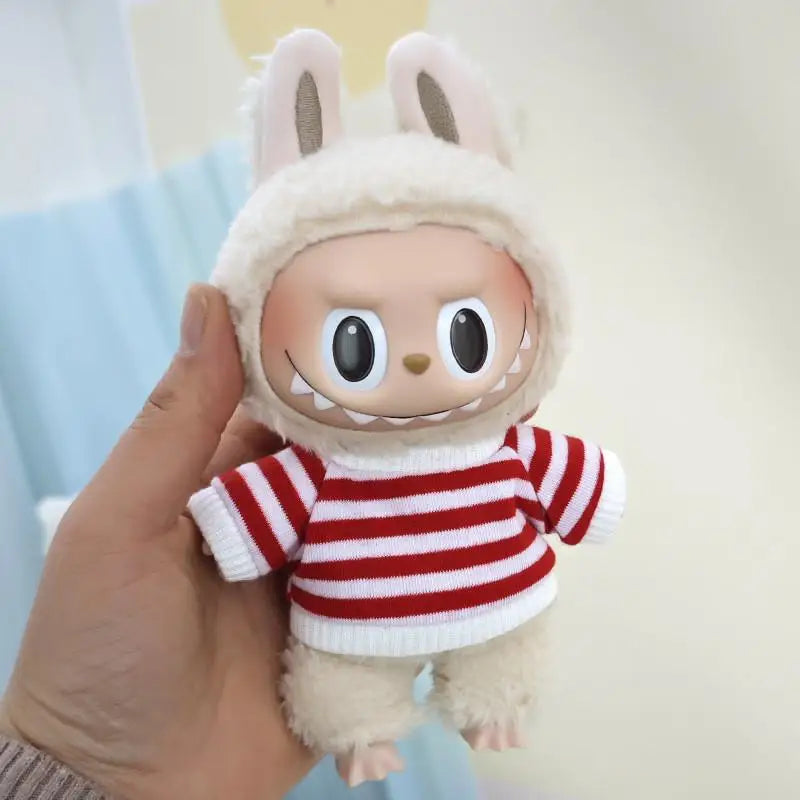 17cm Labubu Doll Clothes — Replacement Single Pants & Skirt Accessories for Macaron Labubu Dolls