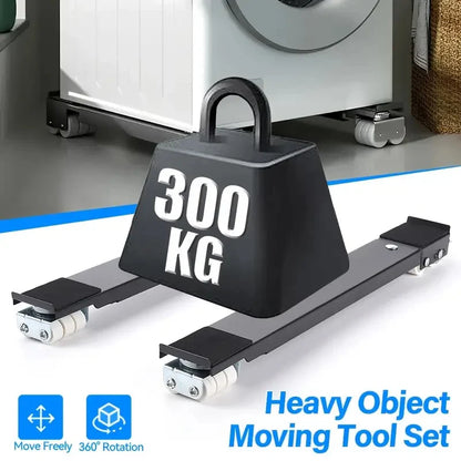 TKDMR Movable Appliance Base – Mobile Stand for Refrigerator & Washing Machine, No Installation Needed