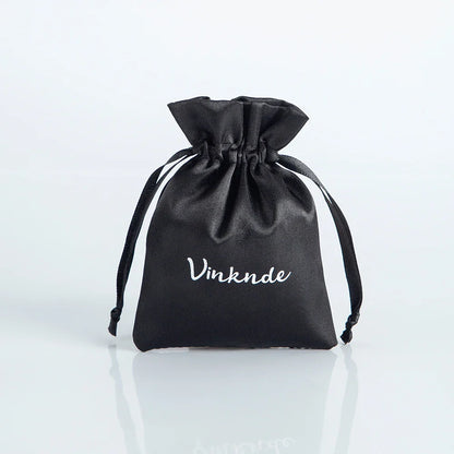 100PCS Silk Satin Jewelry Gift Bags – Drawstring Pouches for Necklace, Bracelet & Earrings, Wedding Party Favor & Christmas Gift Packaging, Custom Logo Ready