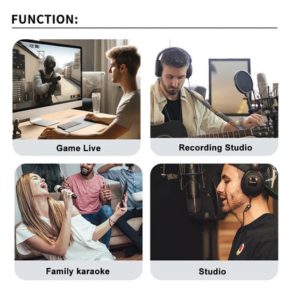 LEUS LAC50-55SH Professional Wired Vintage Microphone – Dynamic Vocal Mic for Live Performance & Karaoke