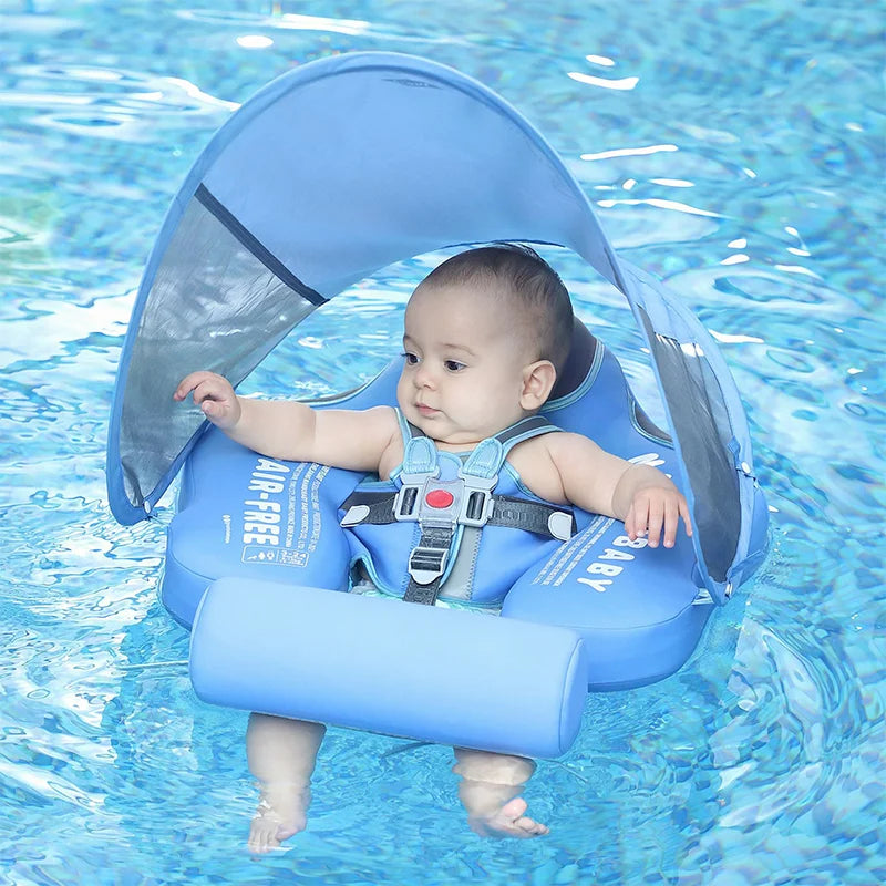Mambobaby Non-Inflatable Baby Swimming Float Seat - Pool Toys for Boys and Girls - Fun Accessories for Safe Water Play