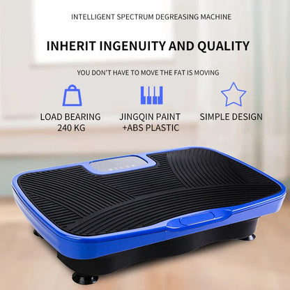 3D Whole Body Vibration Plate Machine — Silent Motor Fat Shaker with Adjustable Speed for Workout & Fitness