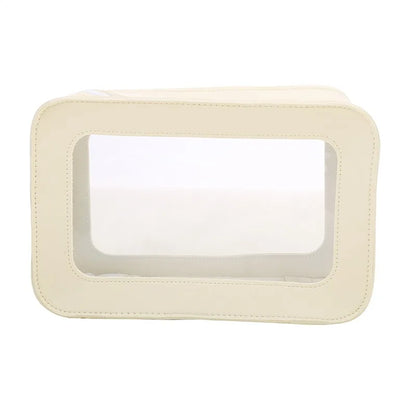 Portable Waterproof Travel Cosmetic Bag – Transparent Dustproof Toiletry Organizer