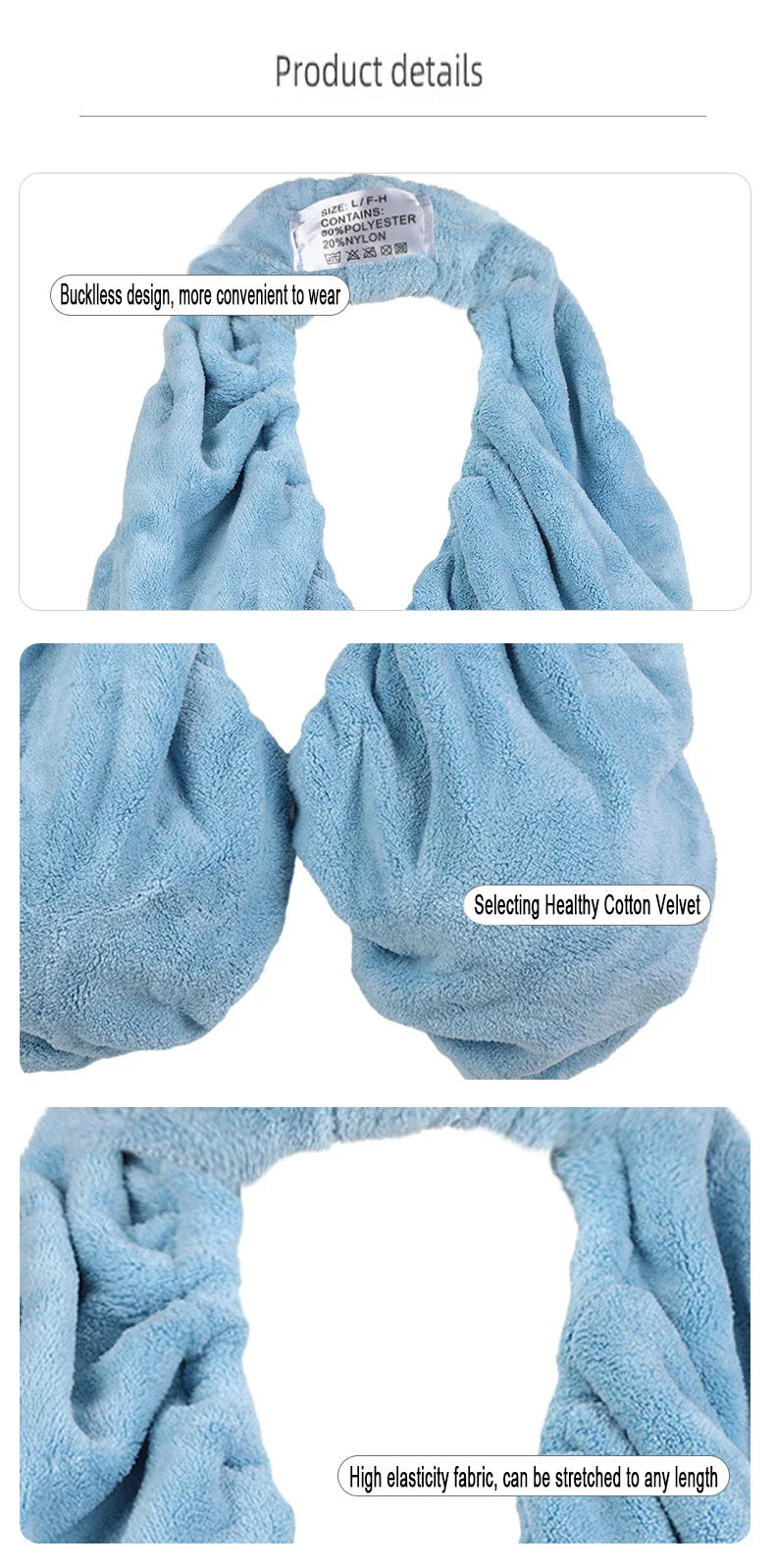 Tata Neck & Body Towel — Bath Towel with Bra Style for Neck Wrapping and Skincare Care