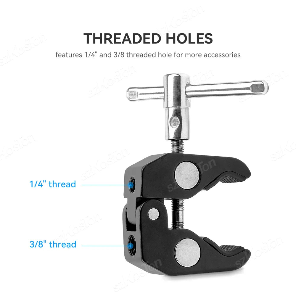 Selfie Stick Monopod Handlebar Mount – Compatible with Insta360 X4/X3/X2, GoPro 8-13 & DJI for Bicycle & Motorcycle