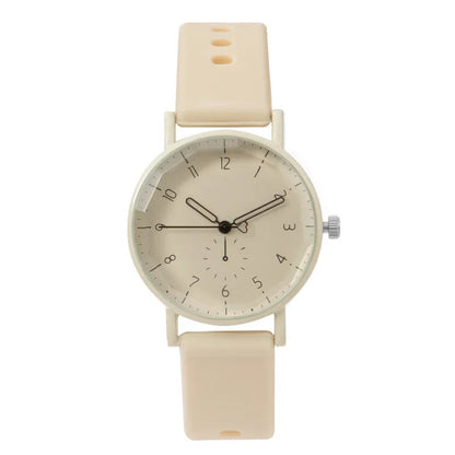 2024 New Women's Fashion Quartz Watch - Silicone Strap Sports Wristwatch for Students, Relojes Para Mujer