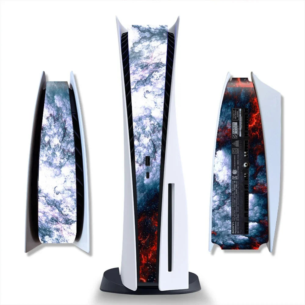 Middle Skin Sticker for PlayStation 5 – Universal Decoration Strip for PS5 Disc & Digital Version Console Skin