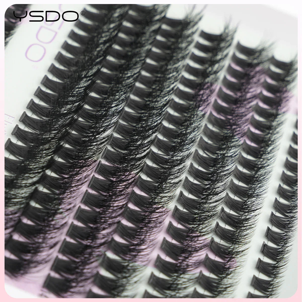 YSDO Premade Volume Fans Eyelash Extensions – 10/14 Rows Natural Mink Individual Cluster Lashes for Makeup