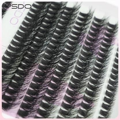 YSDO Premade Volume Fans Eyelash Extensions – 10/14 Rows Natural Mink Individual Cluster Lashes for Makeup