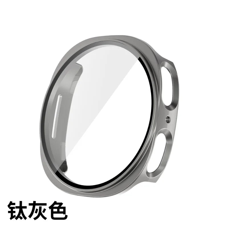 Tempered Glass + Protective Case for Samsung Galaxy Watch 8 (40mm/44mm & Classic) – Anti-Scratch Screen Protector Bumper Cover