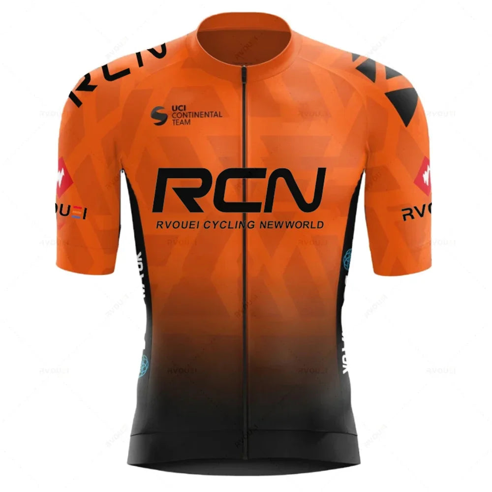 2025 RCN Team Cycling Jersey Set – Summer Breathable Road & MTB Bike Riding Uniform, Sports Cycling Kit