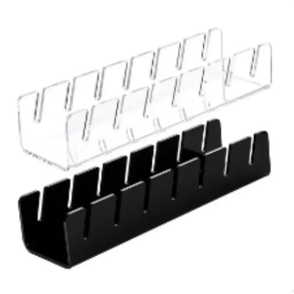 Stackable Acrylic Baseball Cap Rack — Rectangular Hat Organizer Stand for Display and Storage