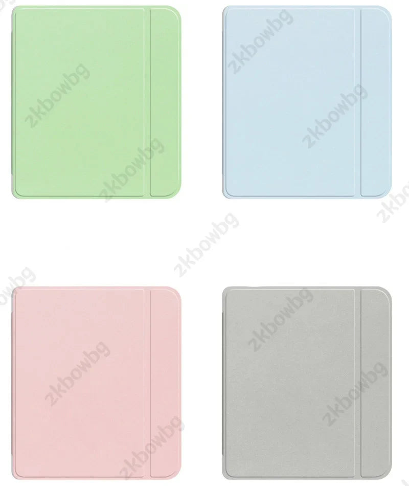 Slim PU Leather Case for KOBO Libra — Shockproof Smart Cover for Libra Colour 2024, Libra 2 2021 7" N428 N418 eBook with Clear Back