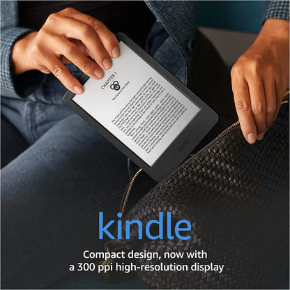 Kindle Black 11th Gen - Built-in Front Light, Wi-Fi, 16GB eBook, 6-inch e-ink Screen e-Book Reader