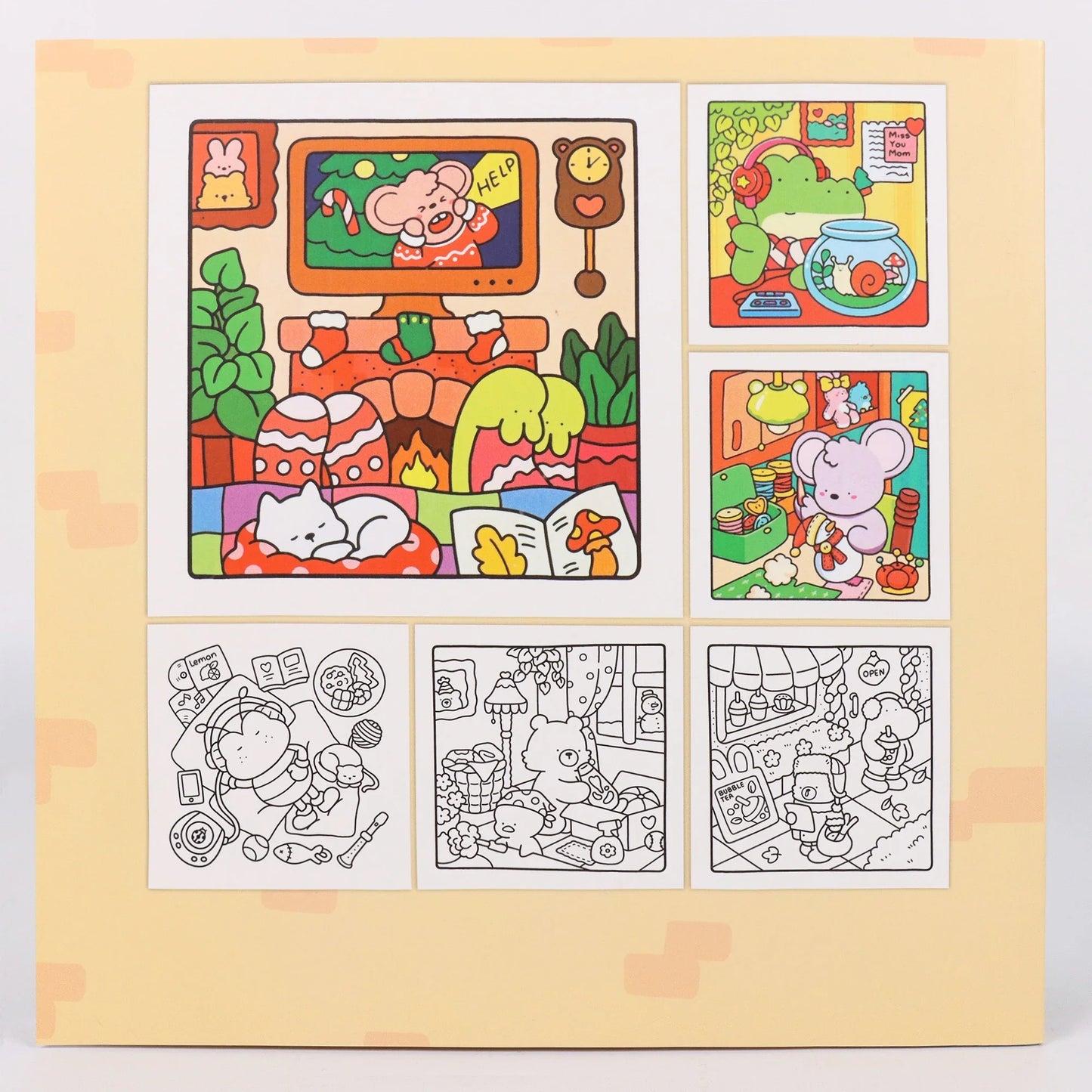 Into the Garden Coloring Book for Adults & Teens - Bold & Simple Designs with Plants, Flowers & Cute Animals