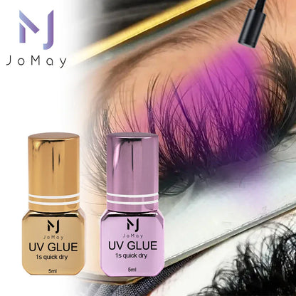 JOMAY UV Eyelash Glue 4 Colors – Fast-Dry, Strong, Long-Lasting & Waterproof Adhesive