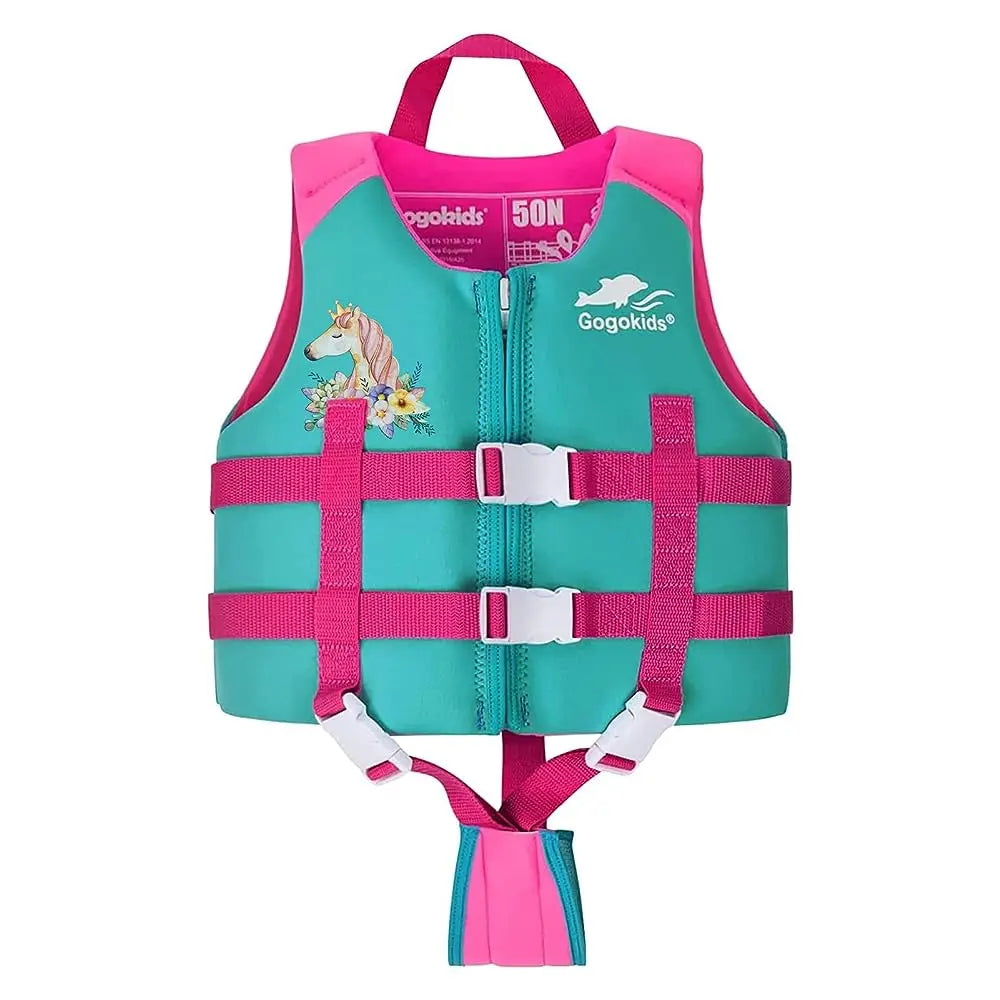 Gogokids Kids Life Jacket – Neoprene Float Vest for Toddlers, Swim Training & Buoyancy Swimwear