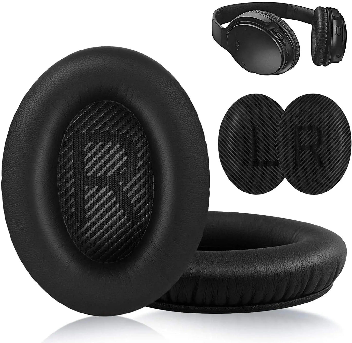 Replacement Memory Foam Ear Pads for BOSE QC35, QC35 II & QC45 Headphones | High-Quality Ear Cushions