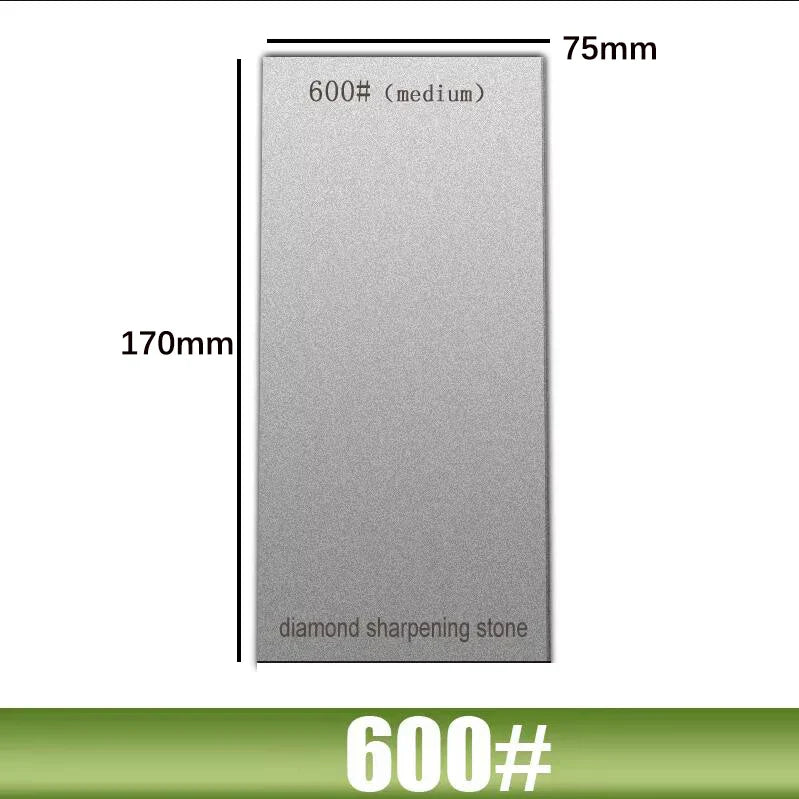 1000 Grit Diamond Plate Sharpening Stone – Large Whetstone for Professional Knife & Blade Sharpening, Apex Edge Tool