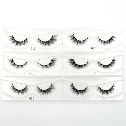 Visofree 3D Mink Eyelashes – 30/40/100 Pairs Handmade Full Strip Lashes with Tray, Cruelty-Free False Lashes for Makeup