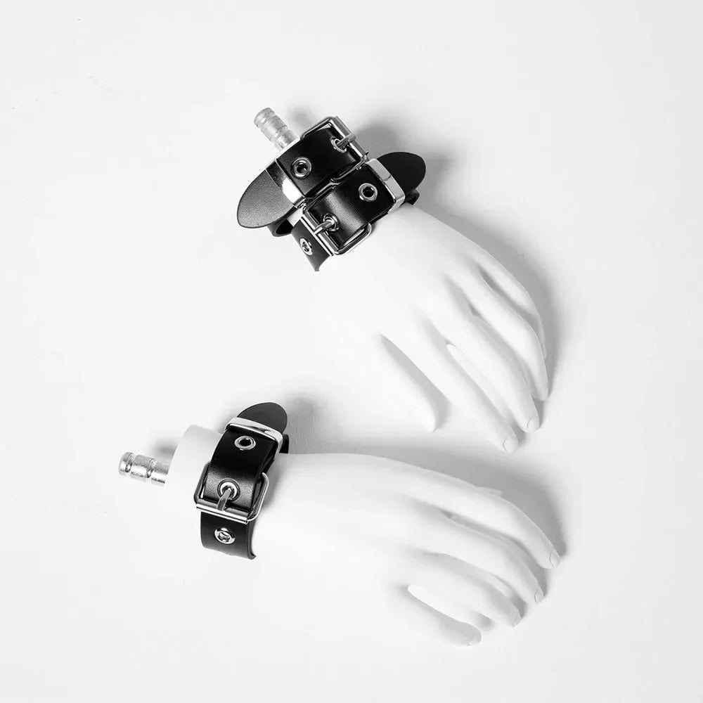 2024 Punk Cool Adjustable PU Bracelet for Men & Women – Vintage Gothic, Hip Hop, Rock, Kpop Dancer Jewelry Accessories