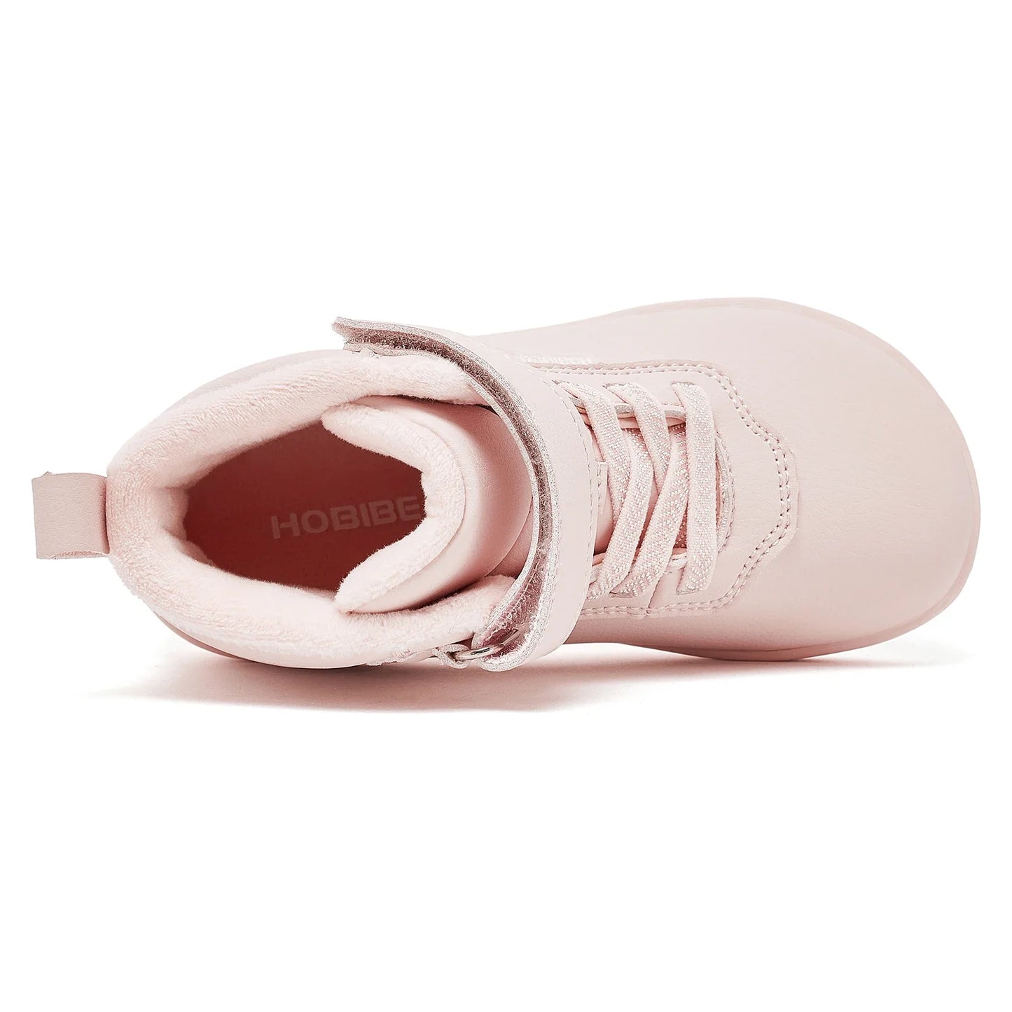 HOBIBEAR Kids Winter Shoes – Wide Toe Box Faux Fur Lined Ankle Sneakers for Boys & Girls